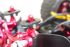 GPM Racing Aluminum+Stanless Steel Front+Rear Body Post Red : Outcast