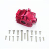 GPM Racing Aluminum Front Gear Box Red : Traxxas Rustler 4x4