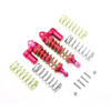 GPM  Alum Front Adjustable L-Shape Piggy Back Shocks 87mm Red : Rustler 4x4 VXL