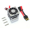 GPM Racing Aluminum 35mm Motor Heatsink with Cooling Fan : Traxxas TRX-4