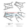 GPM Racing Alum Full Suspension Arm Set F/R & Up/Low Grey : Traxxas E-Revo VXL 2.0