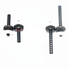 GPM Racing Alum Front+Rear Magnetic Body Posts Black : Enduro Sendero