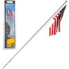 Woodland Scenics JP5952 Just Plug - Large US Flag - Pole w/ Small Spotlight