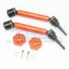 GPM Harden Steel F/R Adjustable CVD Drive Shaft + Hex Adapter Orange : Maxx