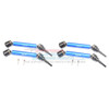 GPM Racing Harden Steel+Alum F/R Adjustable CVD Drive Shaft (4) Set Blue : Maxx Monster Truck