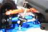 GPM Racing Harden Steel+Alum F/R Adjustable CVD Drive Shaft (4) Set Blue : Maxx Monster Truck