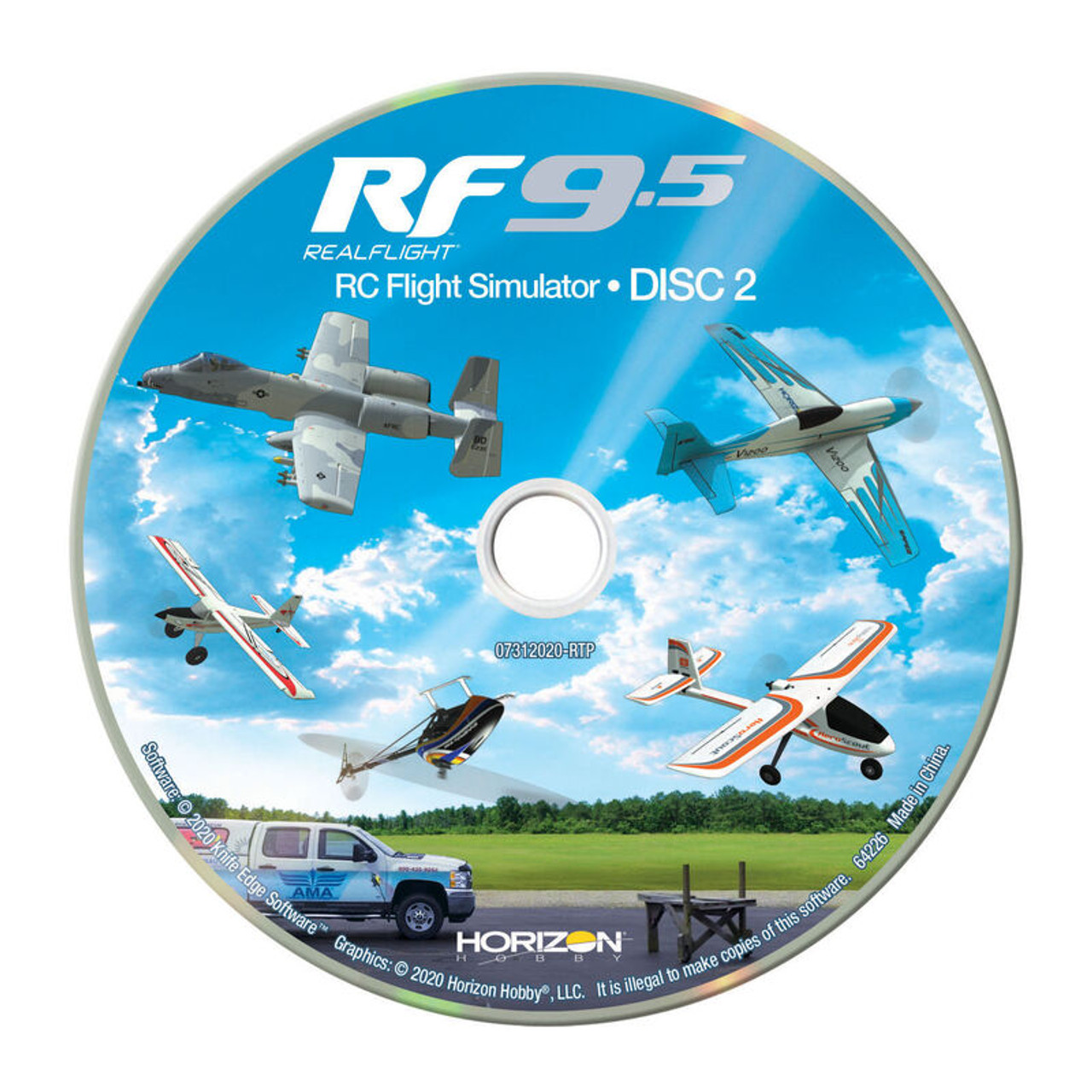 RealFlight RFL1201 Horizon Hobby 9.5 Flight Simulator Software Only