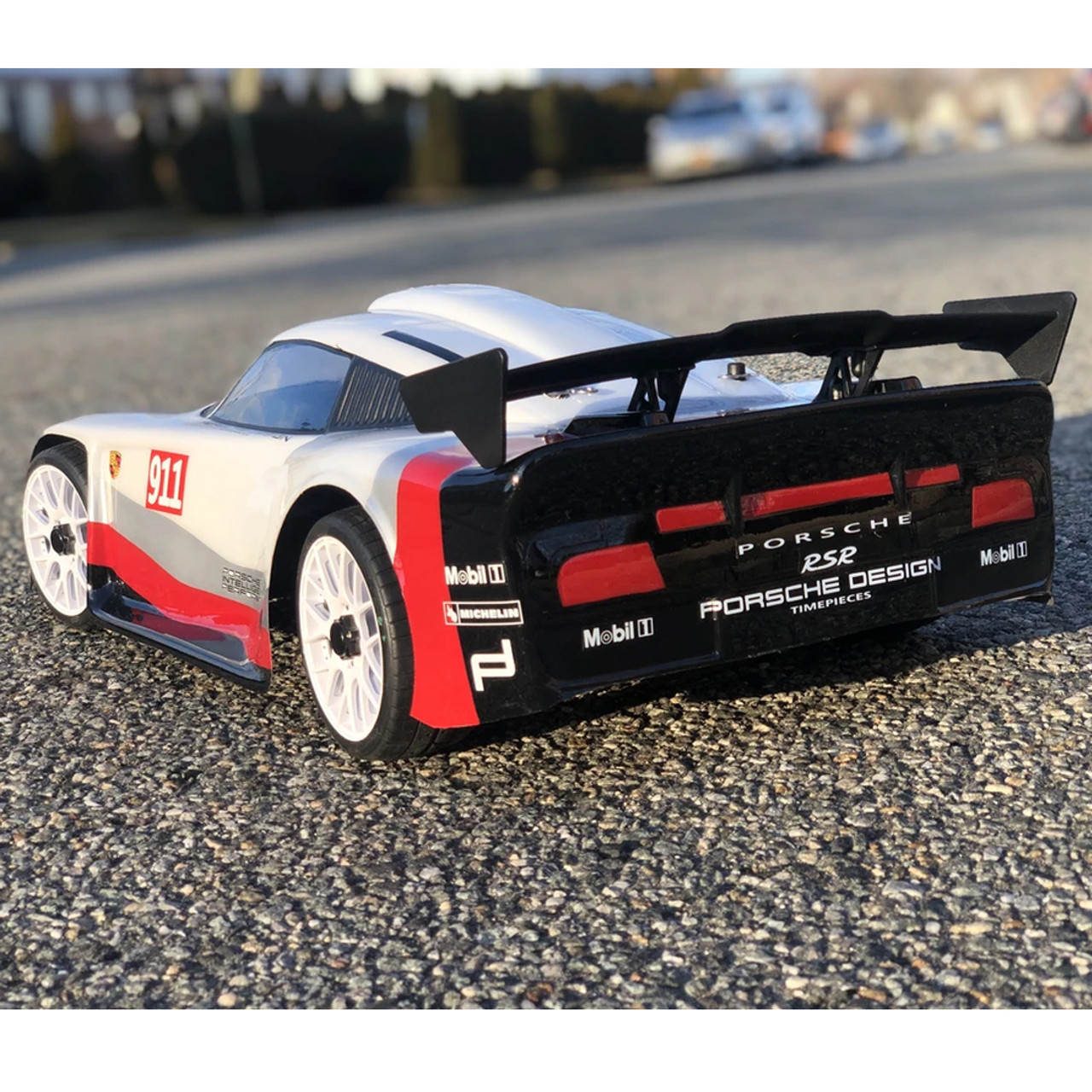 Delta Plastik USA 0165 Porsche 911 GT1 EVO 1/8 GT RC Car Clear