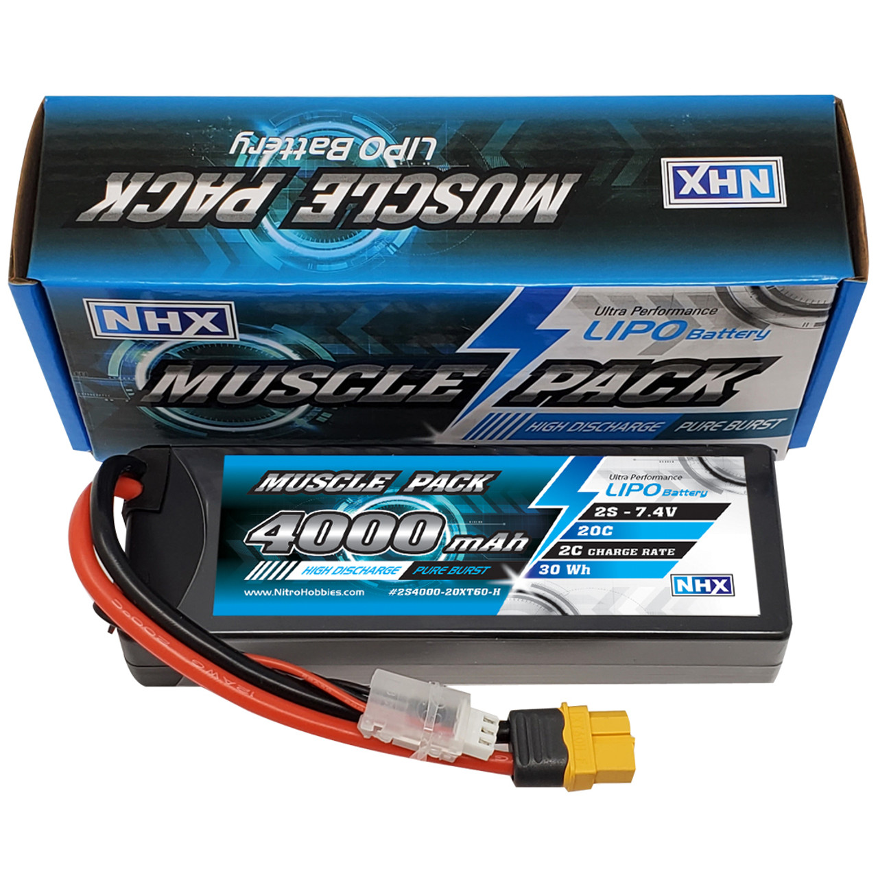 LiPo 4000 2S 7.4v Battery Pack