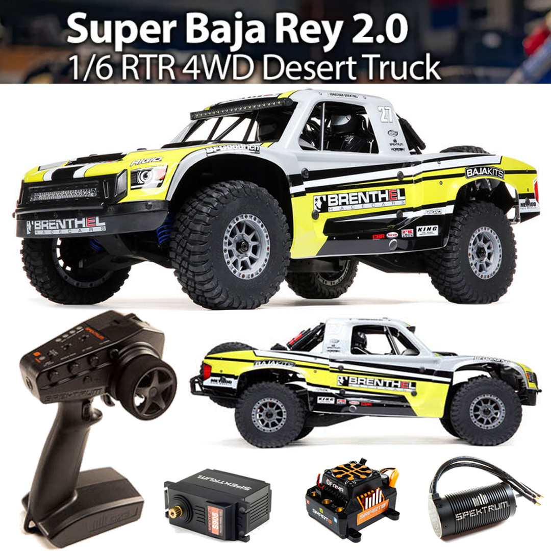 Losi LOS05021T1 1/6 Super Baja Rey 2.0 4WD Brushless Desert Truck