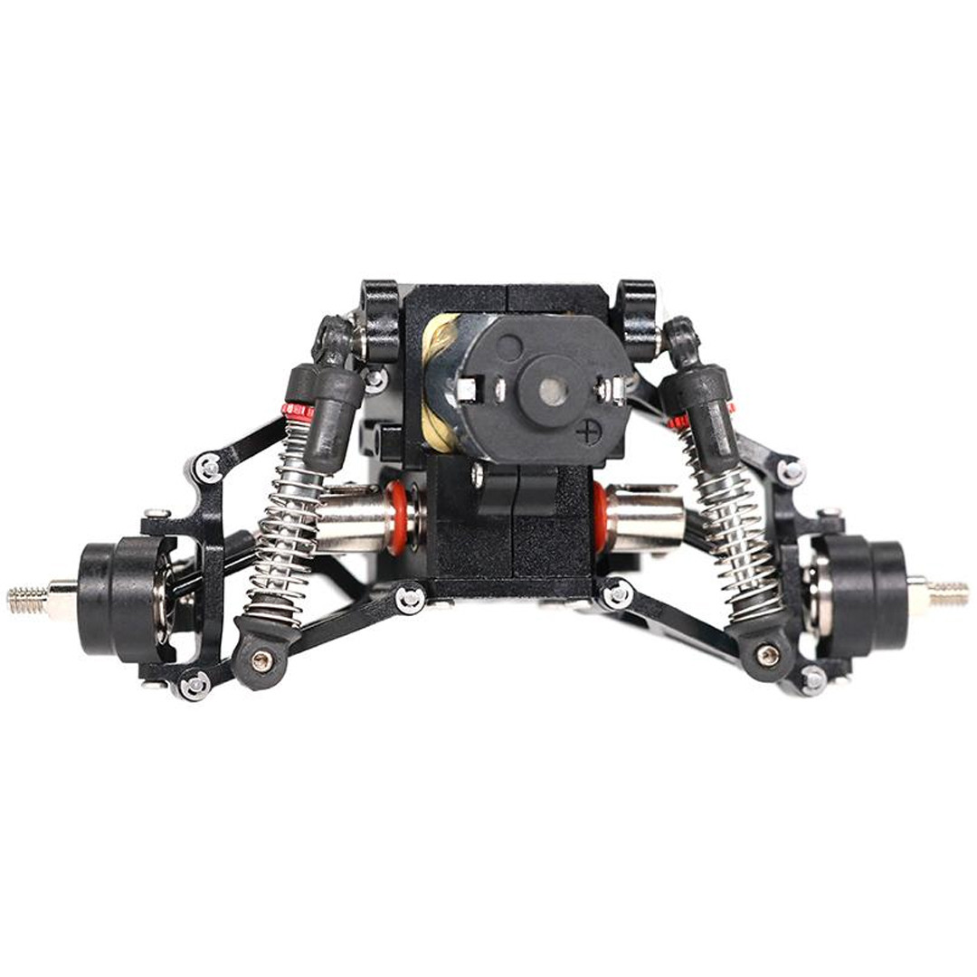 Orlandoo Hunter Alum Double Wishbone Suspension & Axle Black