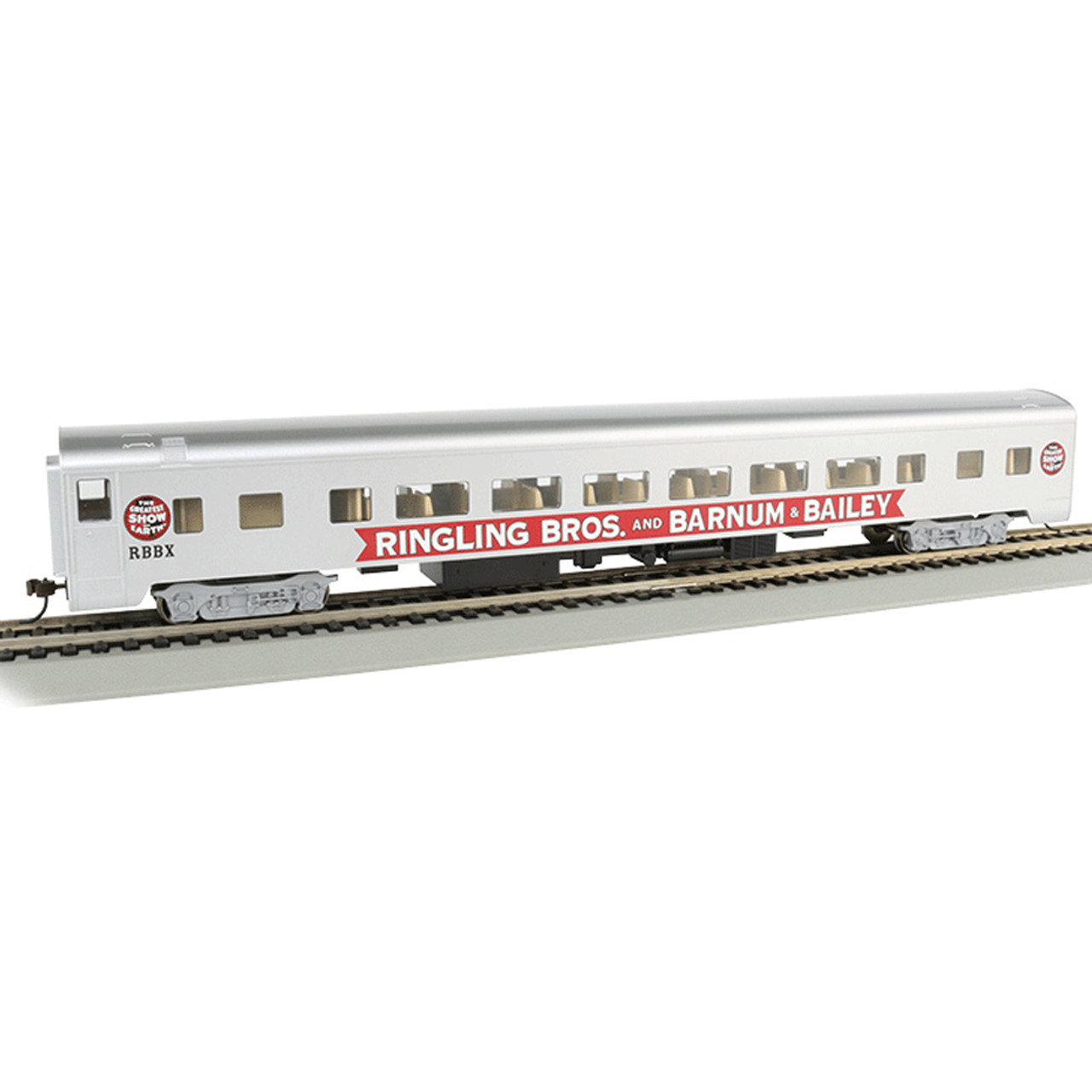 Bachmann 14210 Ringling Bros.& Barnum & Bailey Smooth-Side Coach Car Unit  HO Scale