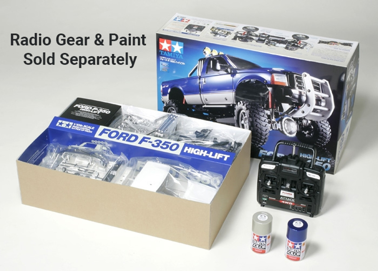 Tamiya 58372 RC 1/10 Ford F350 High-Lift 4x4 Pick-Up Truck Kit