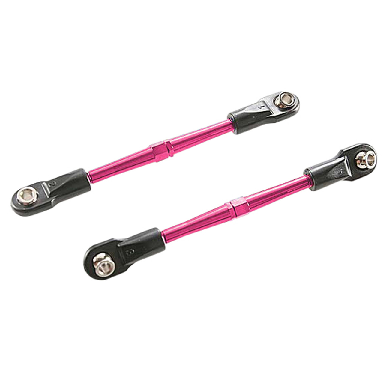Traxxas 3139P Aluminum Turnbuckles 59mm Pink (2) : Rustler