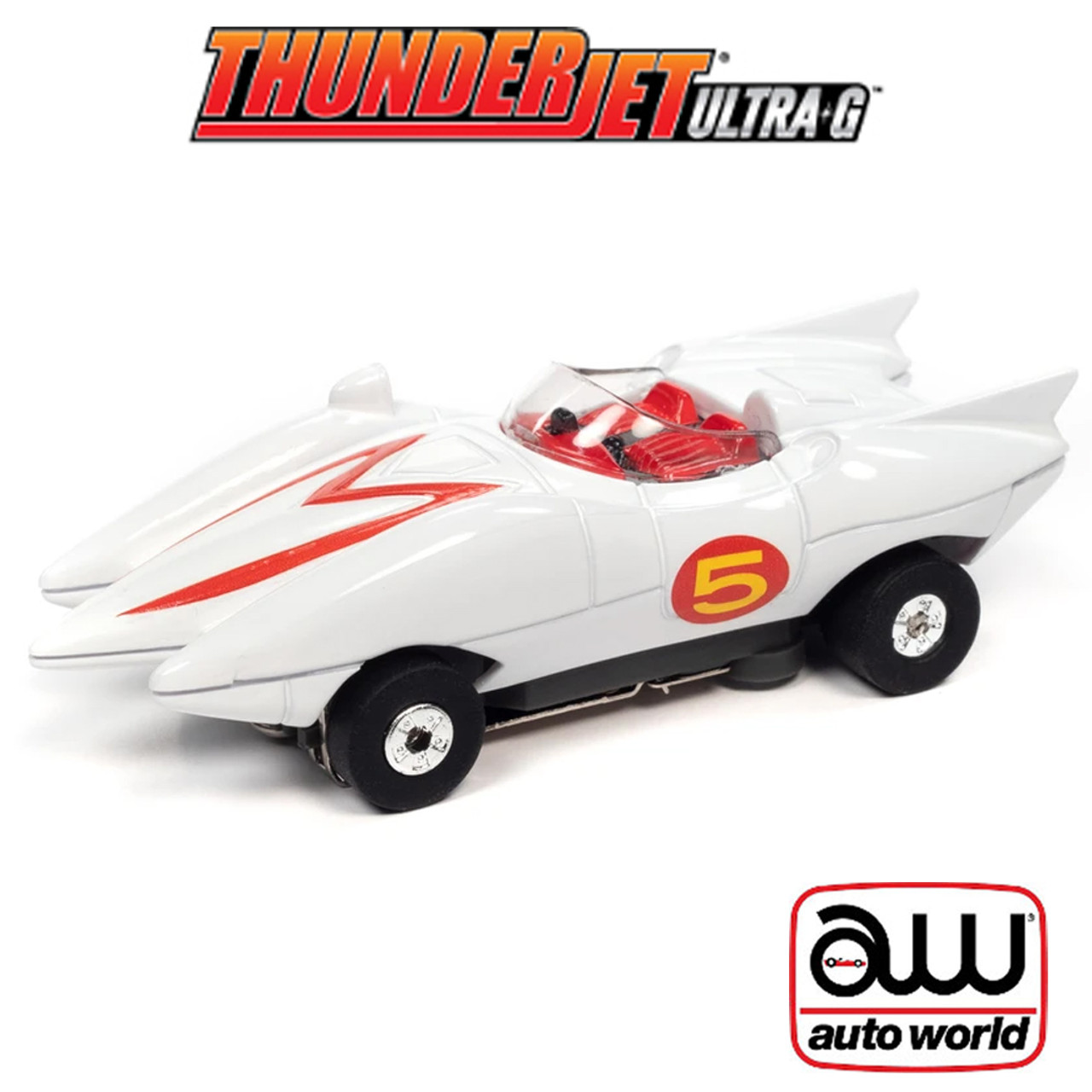 Auto World Thunderjet R36 Speed Racer - Mach 5 HO Scale Slot Car