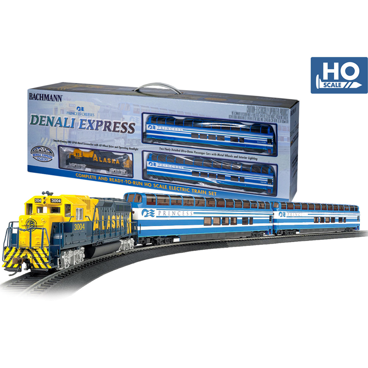 Bachmann 00765 Denali Express Ready to Run Train Set HO Scale