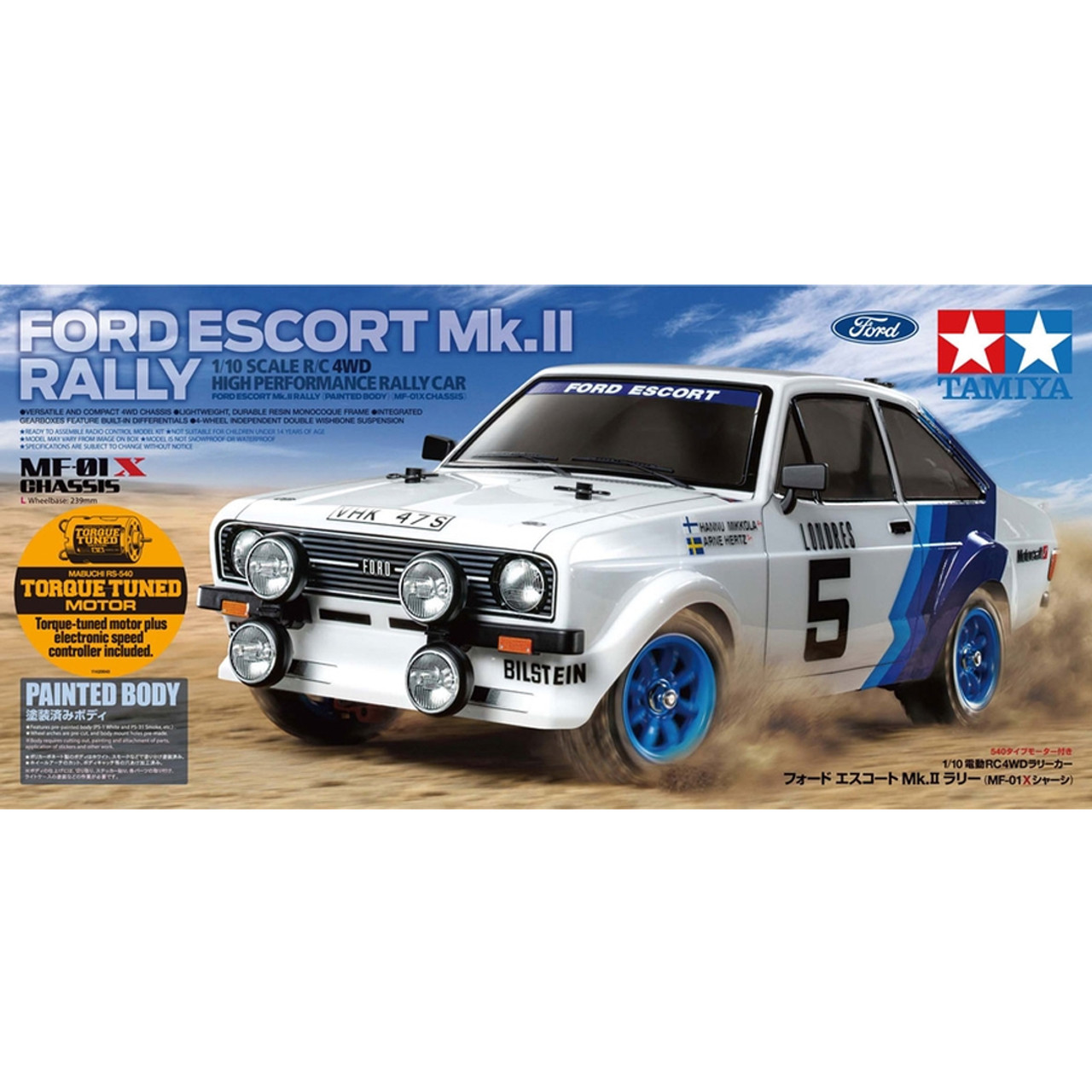 新作入荷限定SALE新品 未組立 タミヤ フォード エスコート MK II ラリー 1/10 キット TAMIYA FORDラジコン 未開封 MF01X 田宮模型