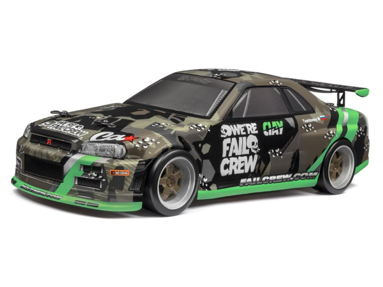 HPI 120166 Fail Crew Nissan Skyline R34 GT-R Printed Body (150mm