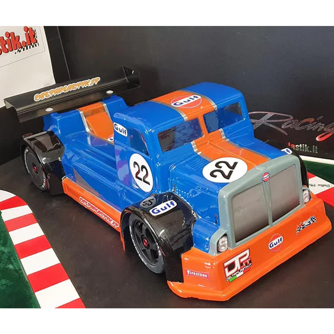 Delta Plastik USA 8510 Race Truck Clear Body 2mm Thick for 1/7