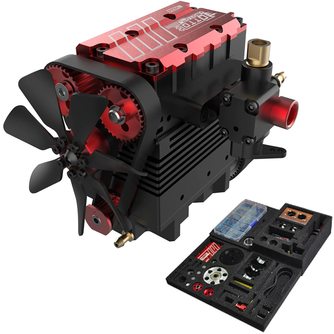 Twin Best Nitro Rc Engine Toyan OTTO Motor FS-L200AC DIY Stroke