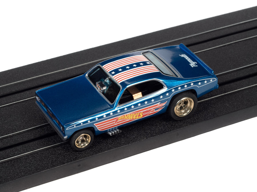 Auto World Hot Wheels Patriotic 4Gear - 1970's Plymouth Duster HO
