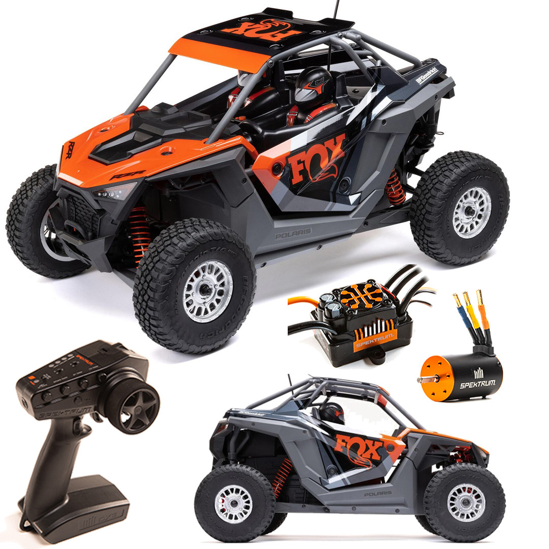 Losi LOS03029T2 1/10 Polaris Fox PRO Rey 4WD Desert SXS RTR Orange