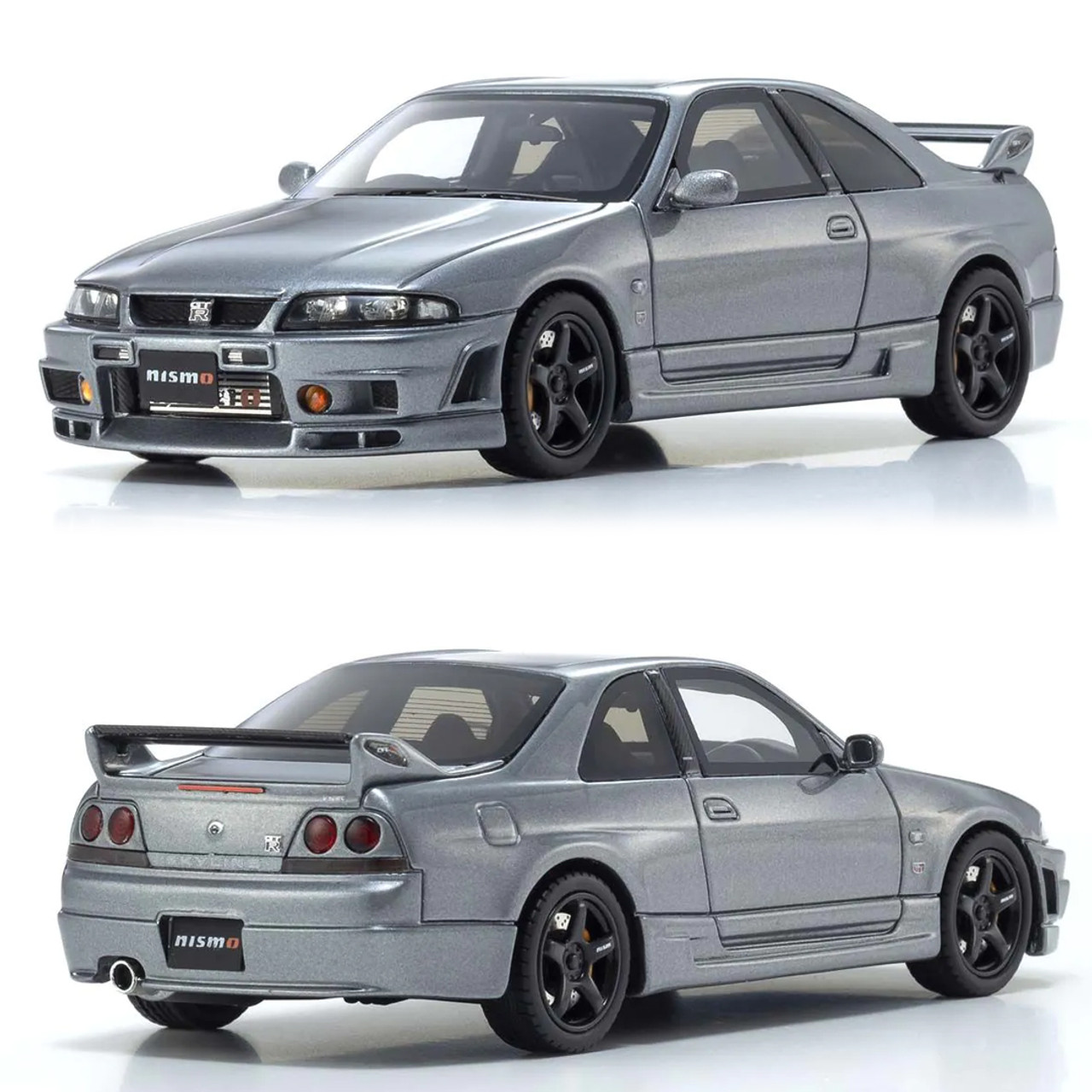 Kyosho KSR43109GR 1/43 Nissan Skyline GT-R R33 NISMO Diecast Gray Car