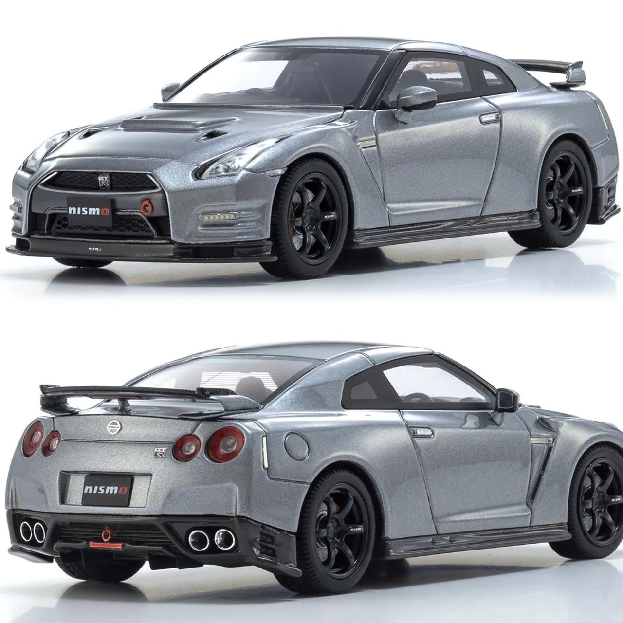 Kyosho KSR43110GR 1/43 Nissan Skyline GT-R R35 NISMO Diecast Gray