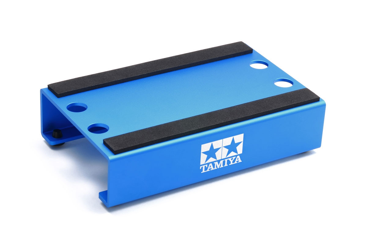 ちゃーみ Tamiya 42371 RC Car Maintenance Stand Blue - Nitro Hobbies