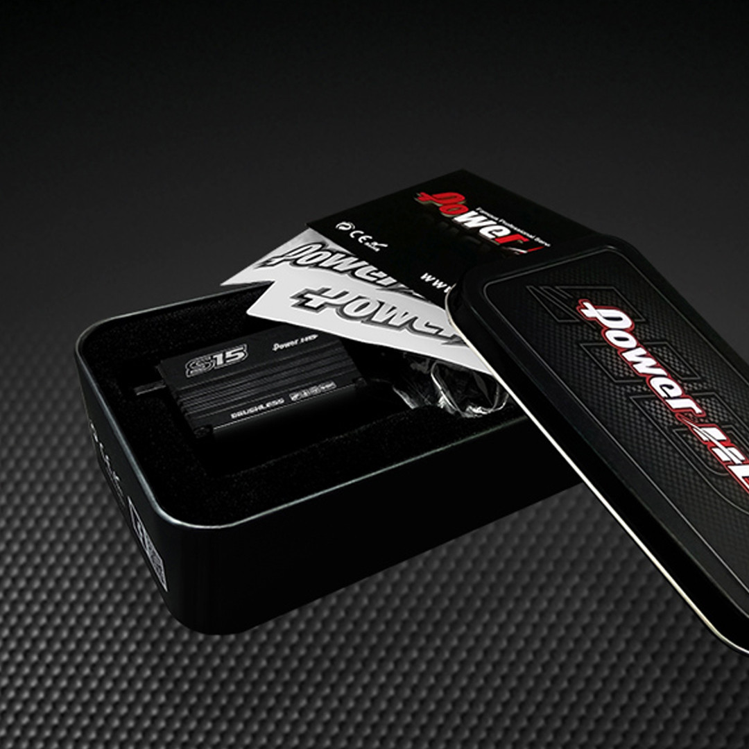 POWER HD STORM S15 Brushless Premium Titaniun & Stell Gear Digital