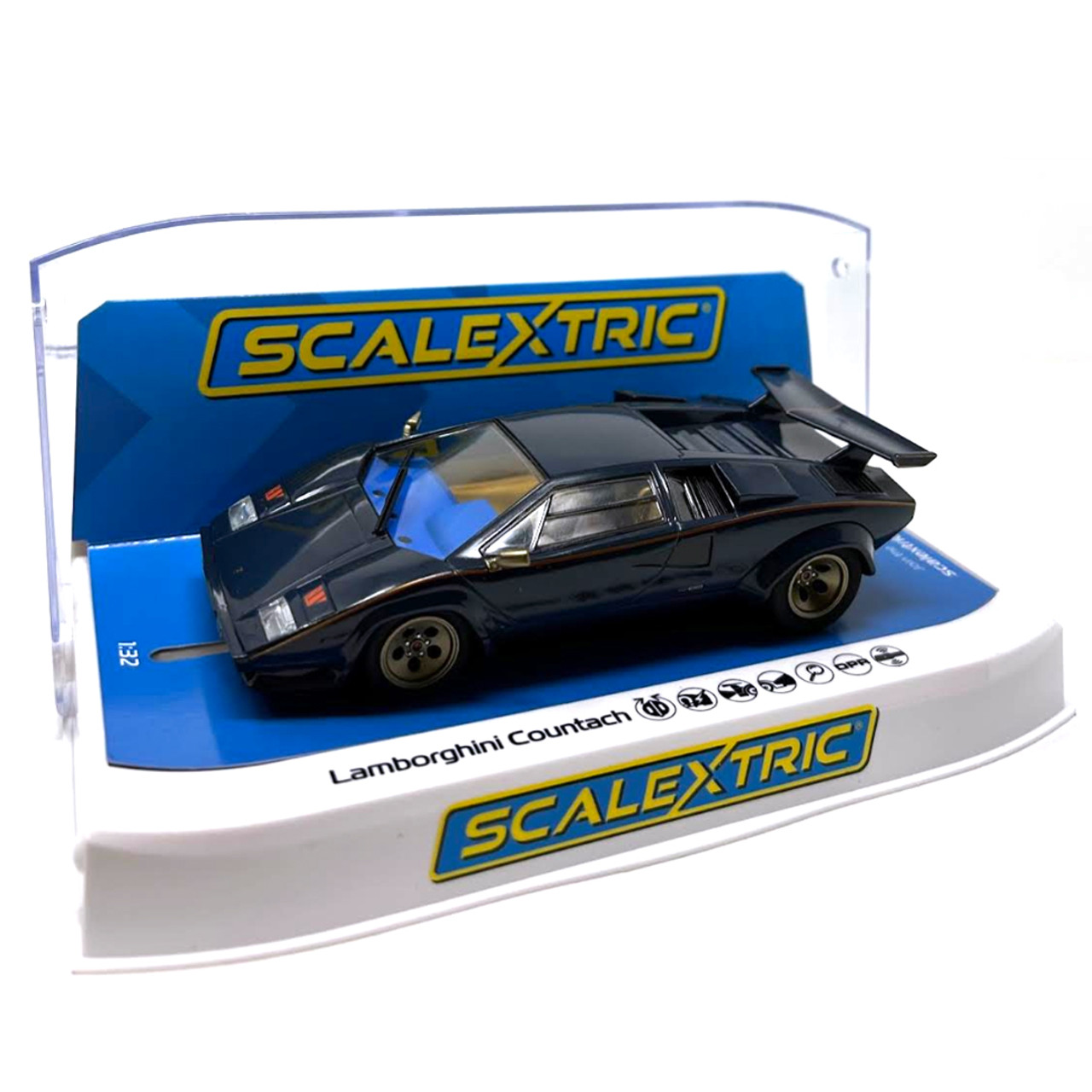 Scalextric C4411 Lamborghini Countach 1/32 Slot Car.