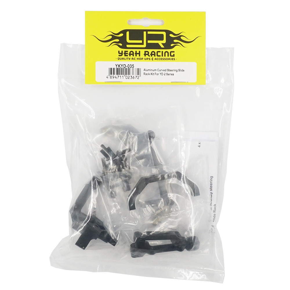 Yeah Racing YKYD-035 Aluminum Curved Steering Slide Rack Kit