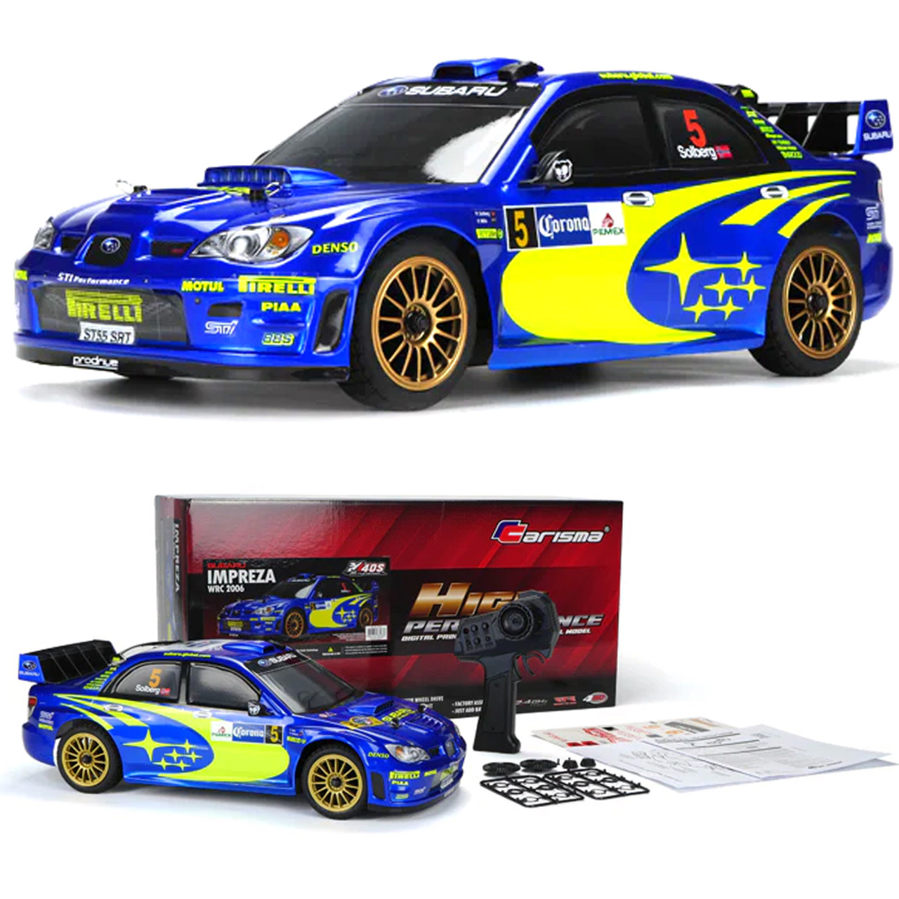 Carisma 88568 M40S 1/10 Subaru Impresa WRC 2006 ARTR 4WD