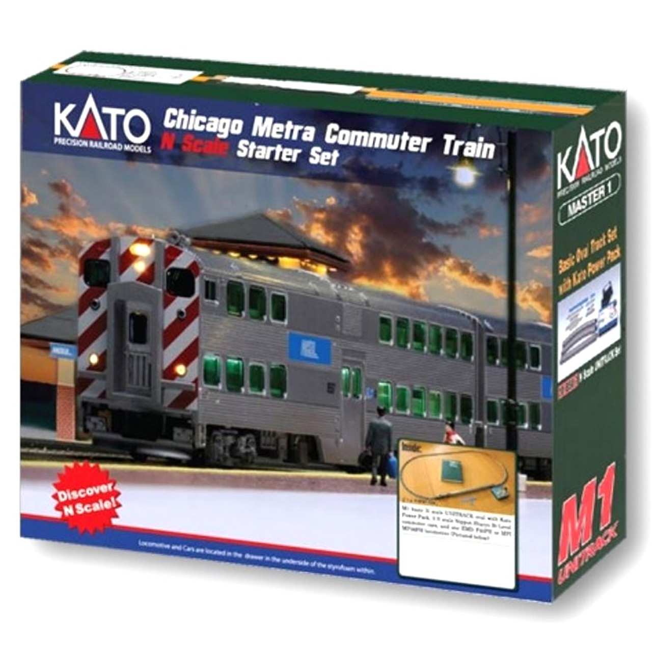 106-8701)MP36PH Gallery Bi-Level 客車 Chicago Metra 4両