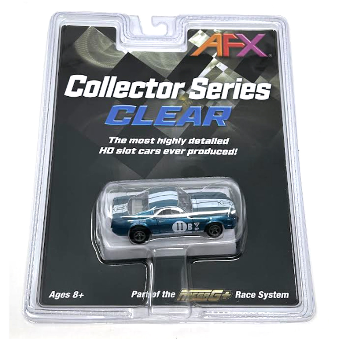 AFX 22071 Mega-G+ 1965 Shelby GT350R Donohue HO Slot Car - Nitro