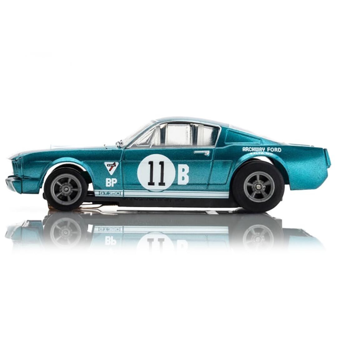 AFX 22071 Mega-G+ 1965 Shelby GT350R Donohue HO Slot Car - Nitro