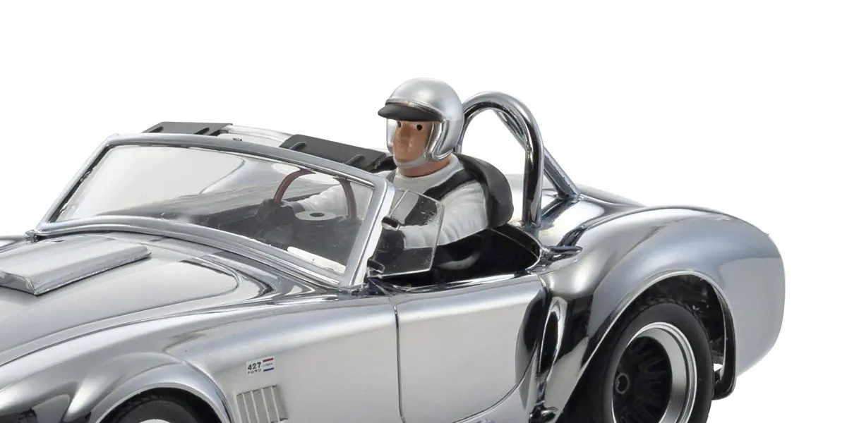 Kyosho 66610C FIRST Mini-Z Shelby Cobra 427 S/C RTR Chrome - Nitro