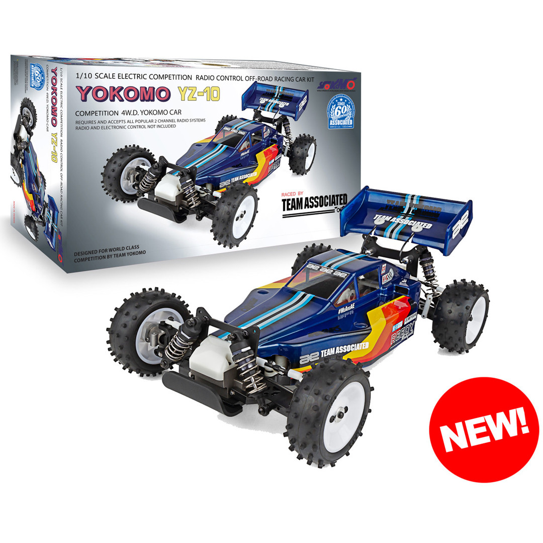 Associated 9065 1/10 Yokomo YZ-10 Classic 4WD Off-Road Buggy Blue