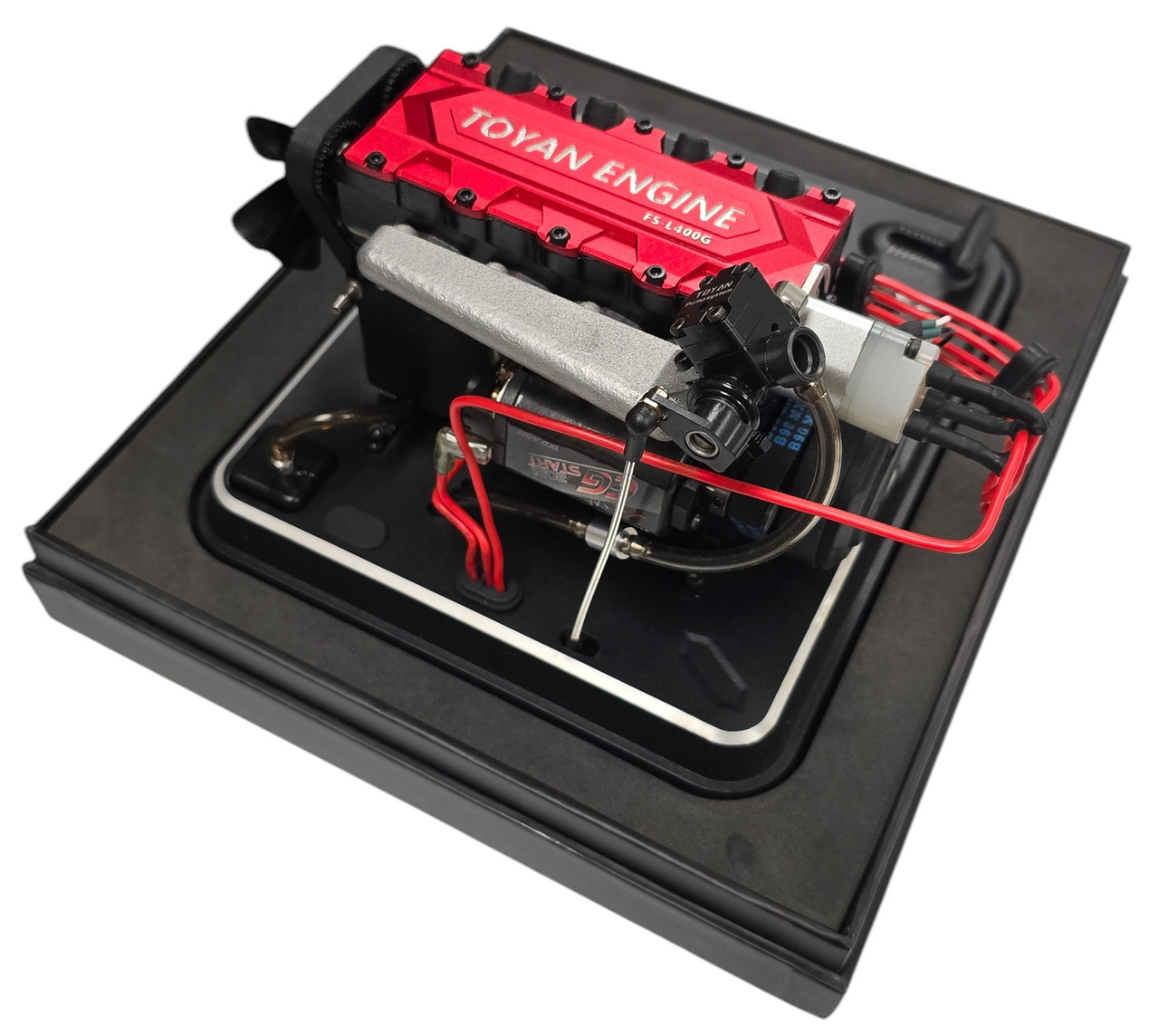 Toyan FS-L400 BGD-XP 4 Cylinder 4-stroke Nitro Engine w/ Base