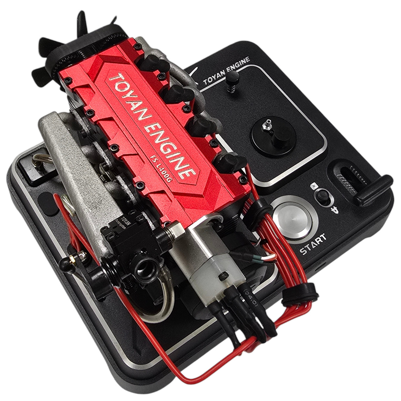 Toyan FS-L400 BGD-XP 4 Cylinder 4-stroke Nitro Engine w/ Base