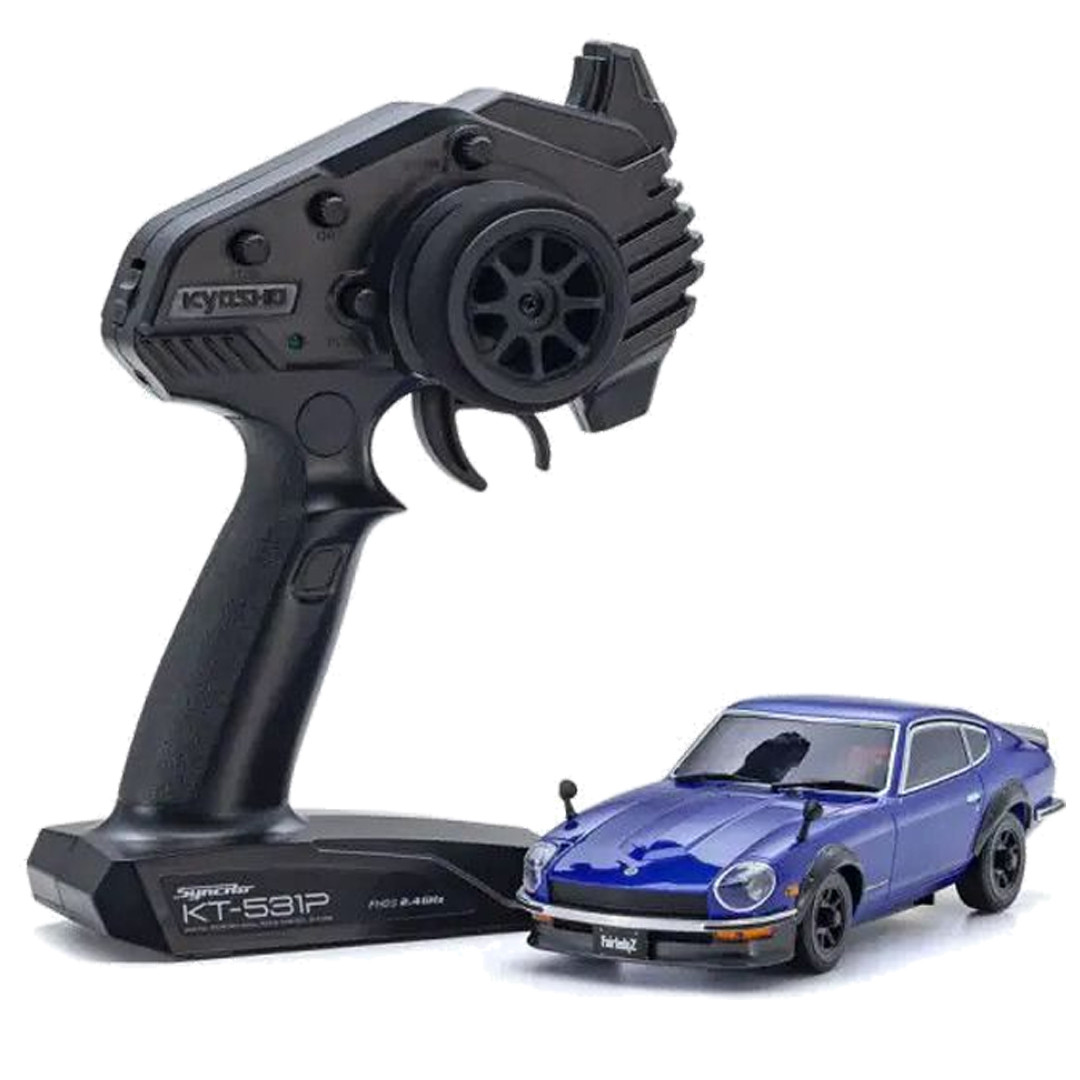 mimi Kyosho 32645MB MINI-Z AWD NISSAN Fairlady 240Z-L Tuned Ver. Blue