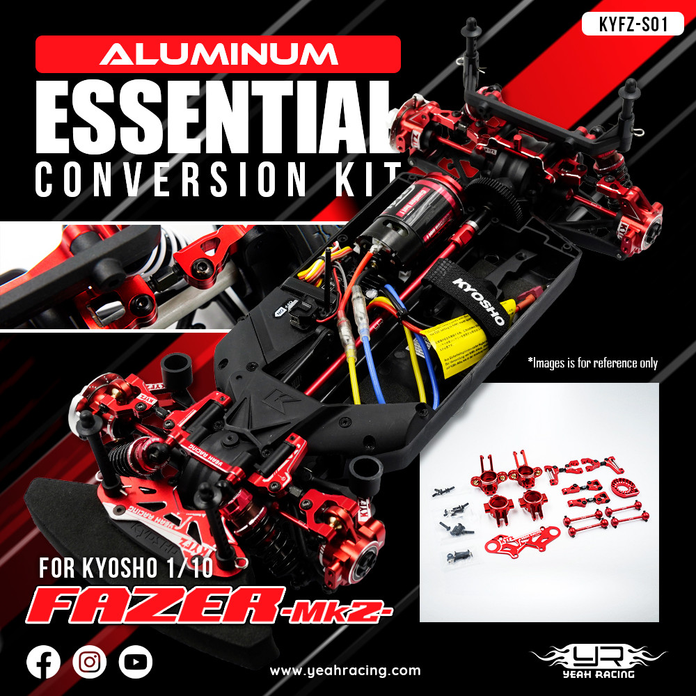 Yeah Racing KYFZ-S01RD Aluminum Essential Conversion Kit for