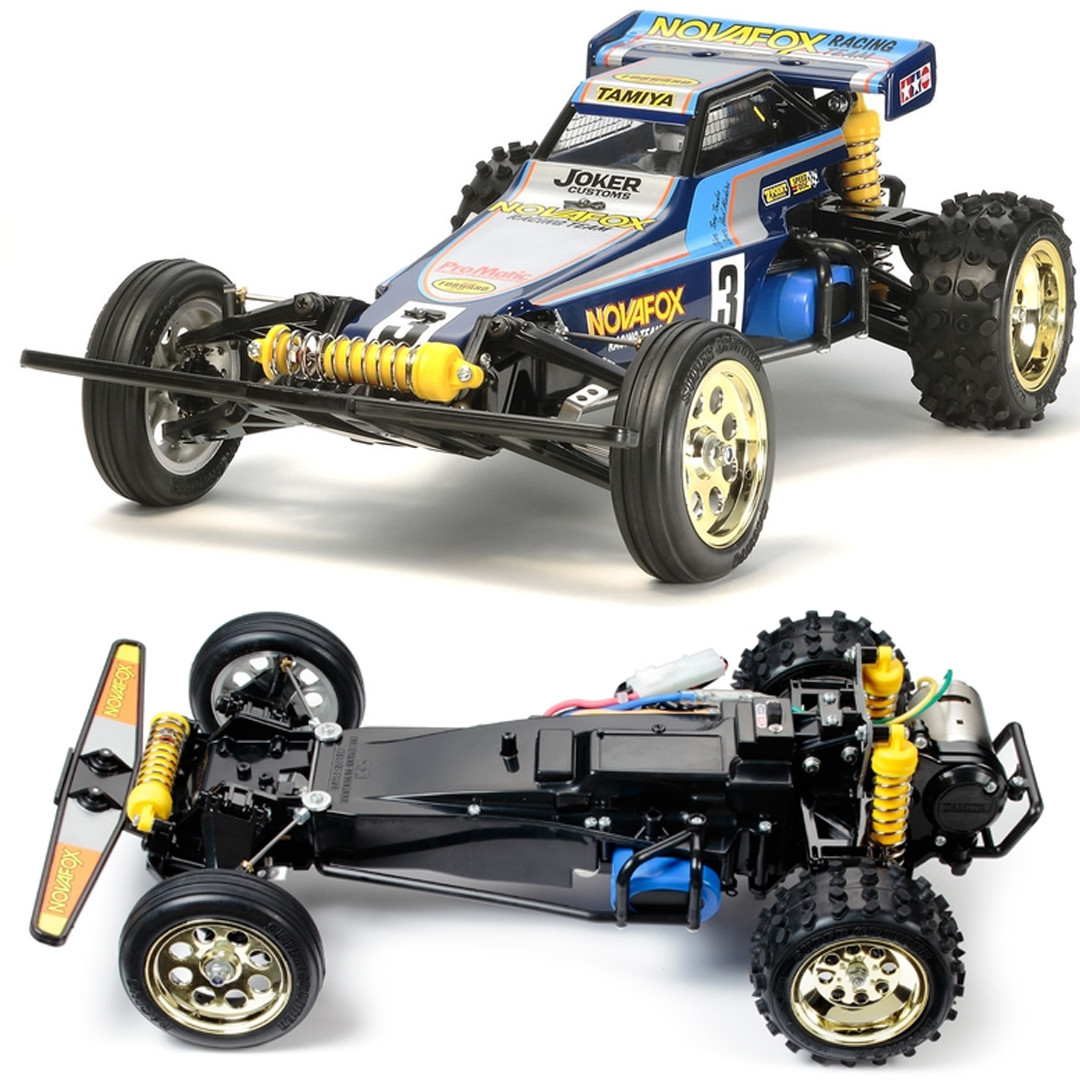 Tamiya 58577-60A 1/10 RC Novafox Off-Road Racer Buggy Kit - Nitro