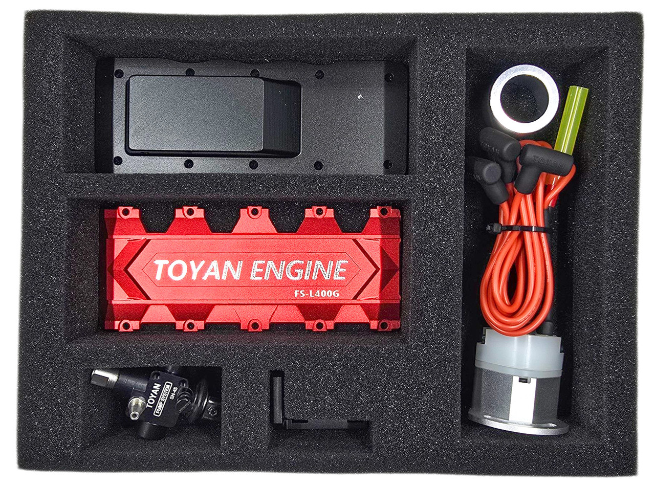 Toyan Motor FS-L400 BGC 14CC DIY 4 Stroke 4 Cylinder RC Gasoline