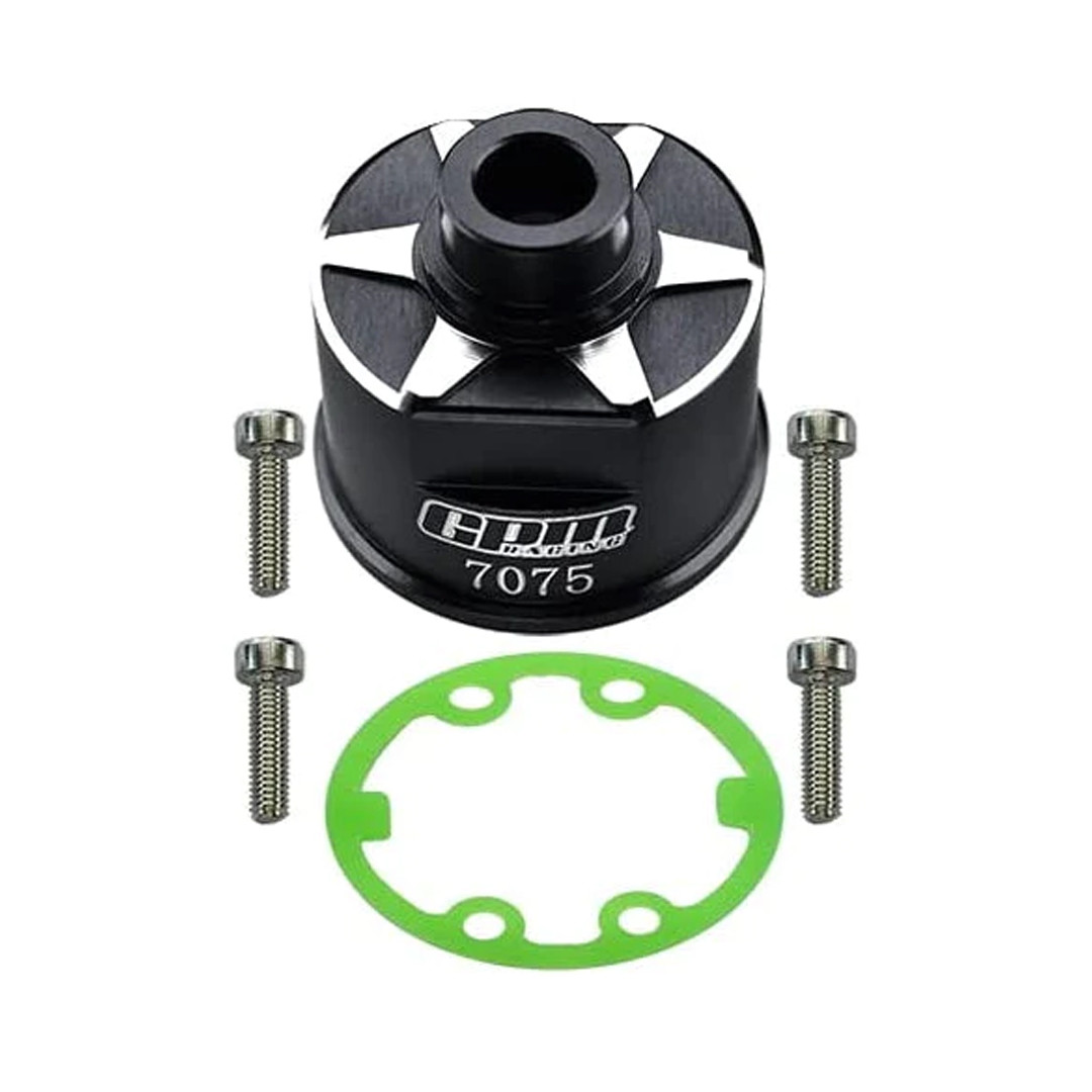 GPM Aluminium 7075-T6 Front Or Rear Diff Case Black for Traxxas 1