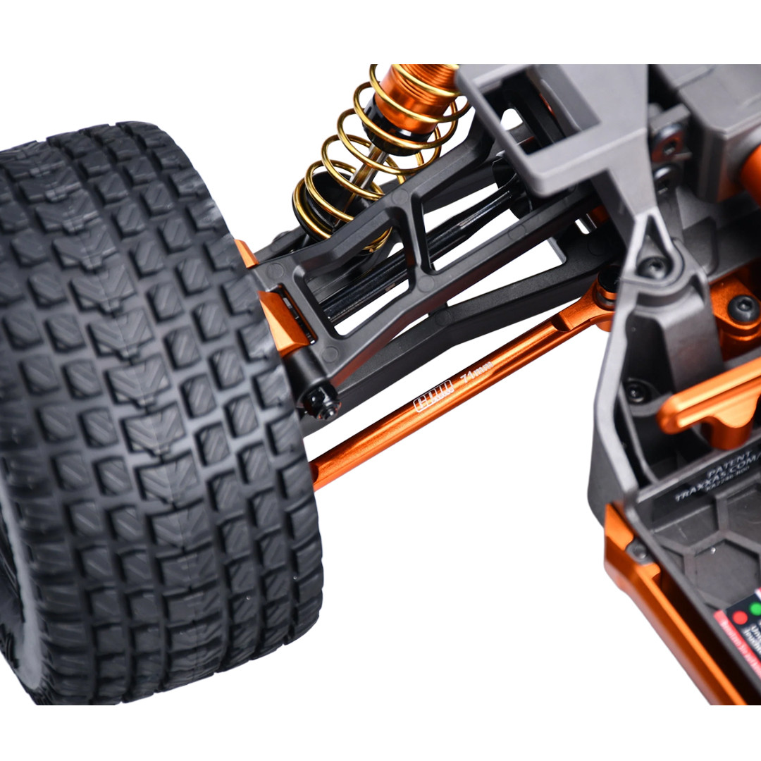 GPM Aluminum 7075-T6 Alloy Front Steering Toe Links Orange for