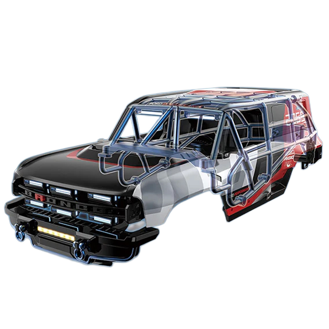 MJX RC Hyper Go H12P 1/12 Crawler - Licensed Ford Bronco Baja 1000