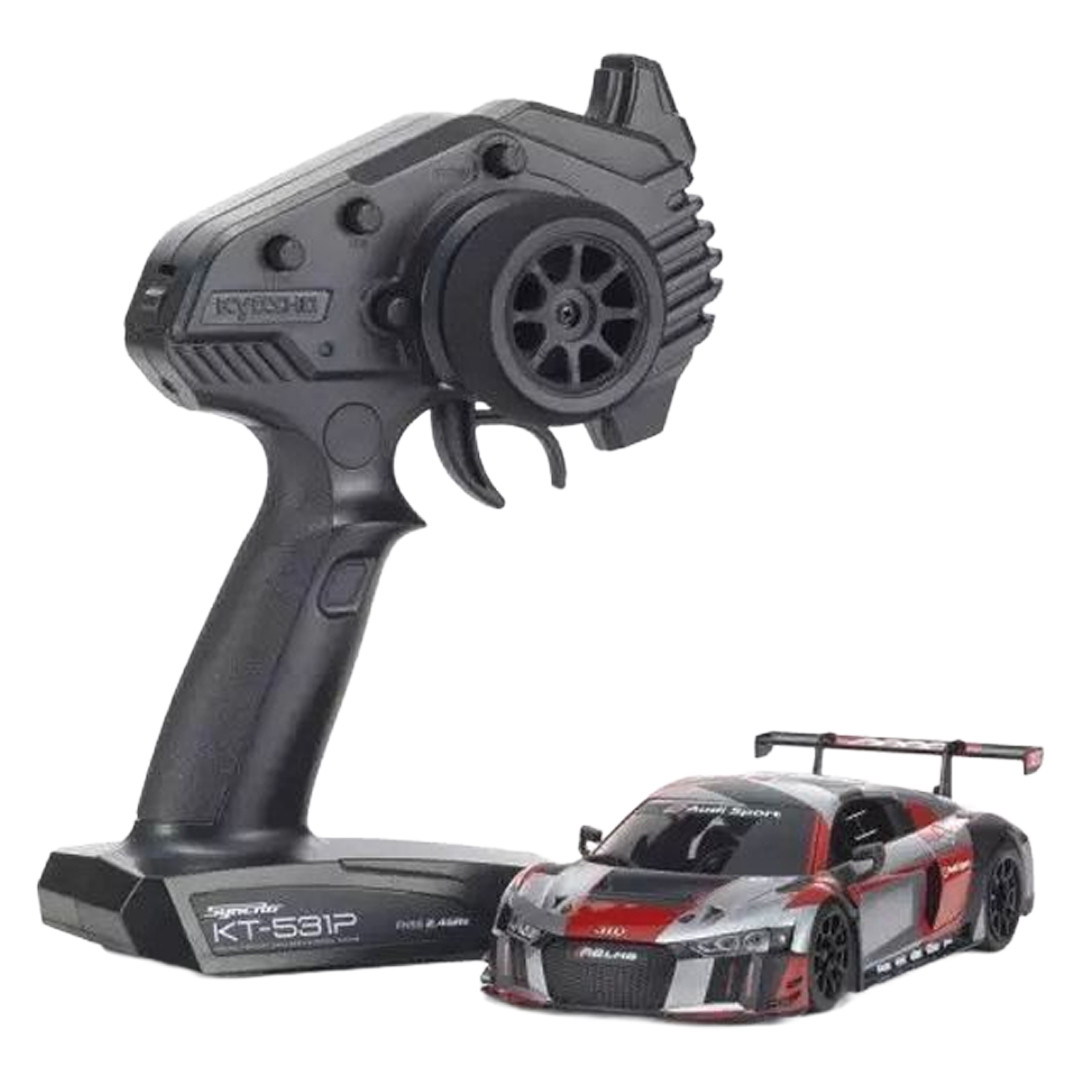 Kyosho 32357RGB MINI-Z RWD MR-04 RTR Audi R8 LMS 2016 “Gray/Red
