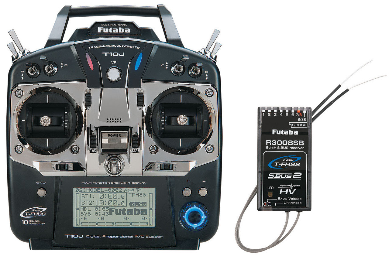 Futaba 10J S/ FHSS Helicopter 10 Channel 2.4GHz Transmitter w