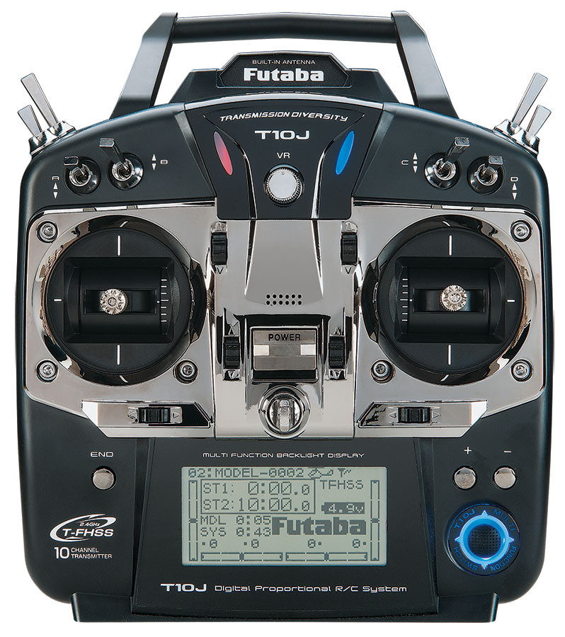 Futaba 10J S/ FHSS Helicopter 10 Channel 2.4GHz Transmitter Futaba 10J S/ FHSS Helicopter 10 Channel 2.4GHz Transmitter